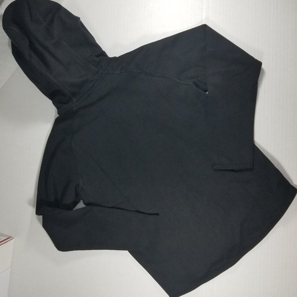 GAP GapFit NWT Performance Hoodie BLACK Boy's XS S M L WARM NWT - Picture 7 of 7